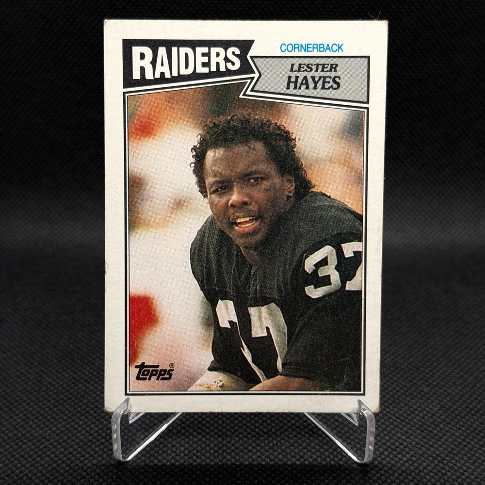 Lester Hayes 1987 Topps #223 Los Angeles Raiders Football Card NM